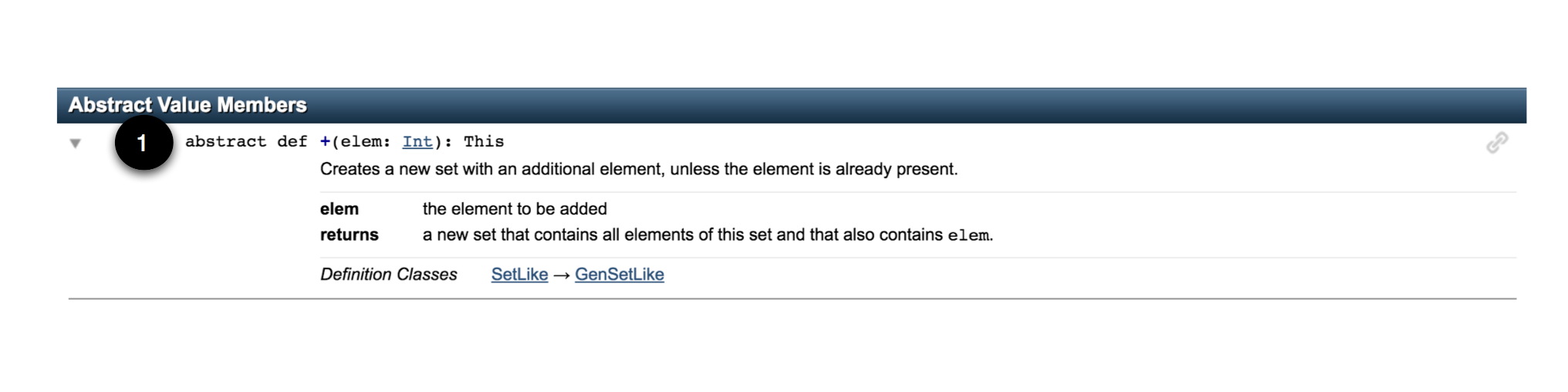 Abstract Value Members