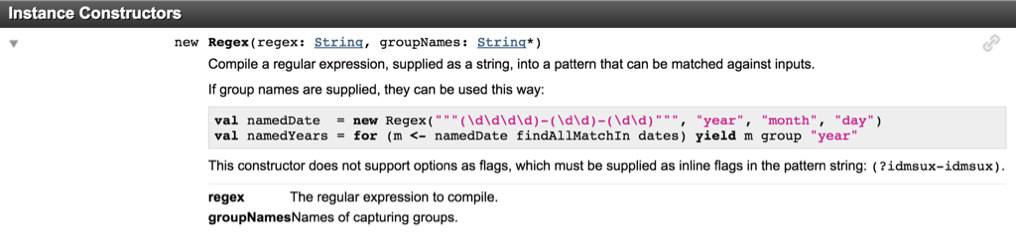 Instance Constructors